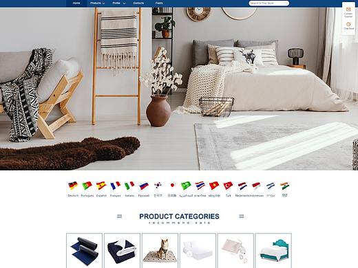 网页设计 电商平台首页