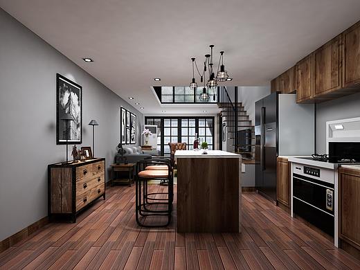 1992效果图~家装工业风