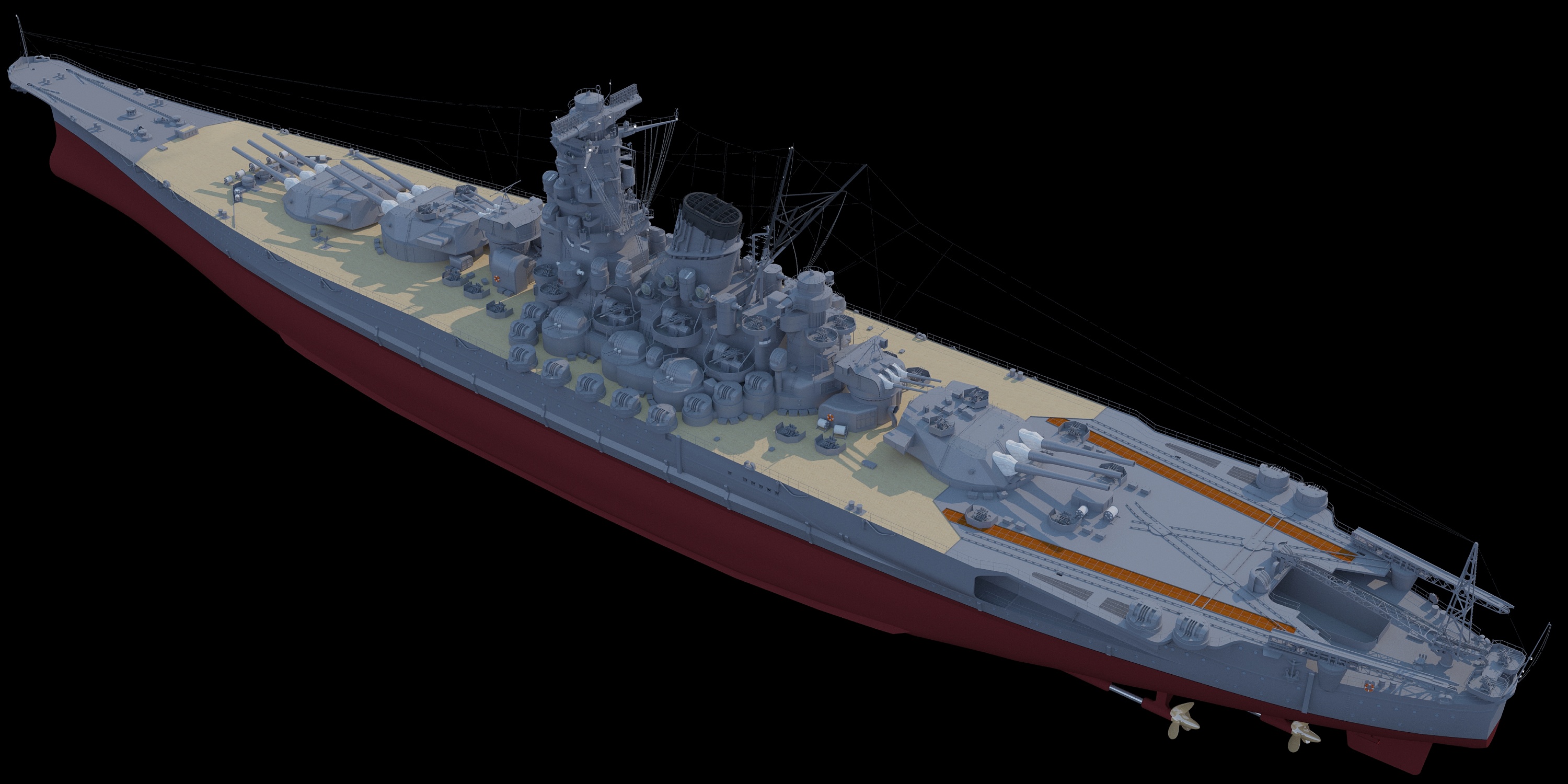 二战"最强"战列舰日本大和号 - 哔哩哔哩