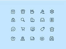 Day-1 線性圖標(biāo)臨?。▊€(gè)人主頁(yè)-ZMzU3NDEwOTI=） - 圖標(biāo) - 站酷設(shè)計(jì)師zmqfactory原創(chuàng)素材 - 站酷ZCOOL