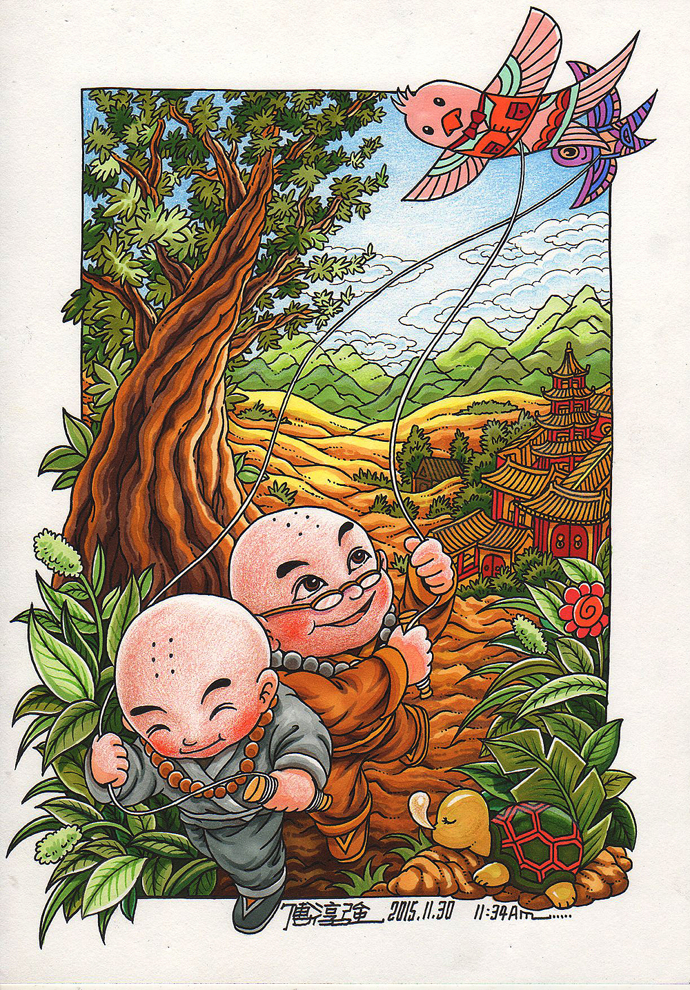 《我的2015与2016》双年作品总结（图ZNjc1ODI5MjA=） - 绘画 - 站酷设计师傅淳强画者之旅原创素材 - 站酷ZCOOL