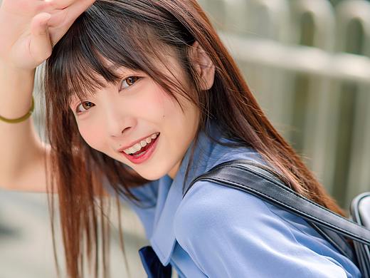 “热爱可抵岁月漫长。”JK少女写真