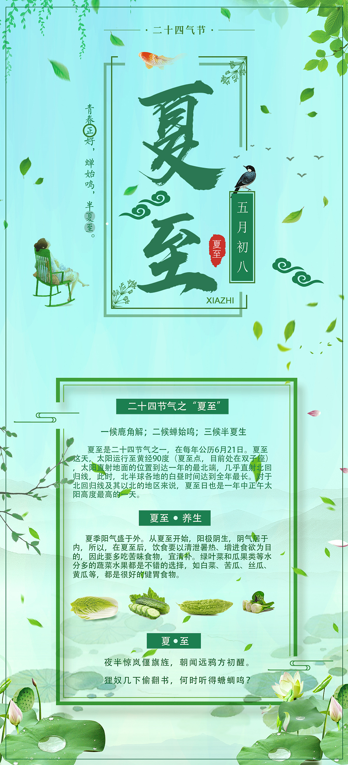 二十四节气之夏至