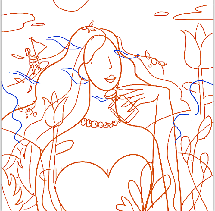 夏日主题商业插画