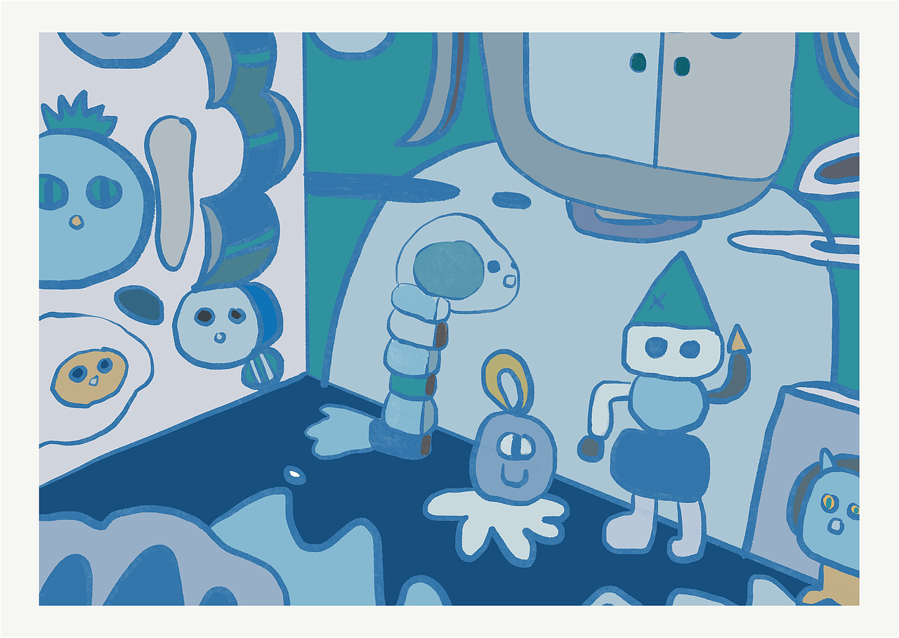 2021年终总结（图ZMjkwMzE3NDQw） - 艺术插画 - 站酷设计师卷卷upupup原创素材 - 站酷ZCOOL