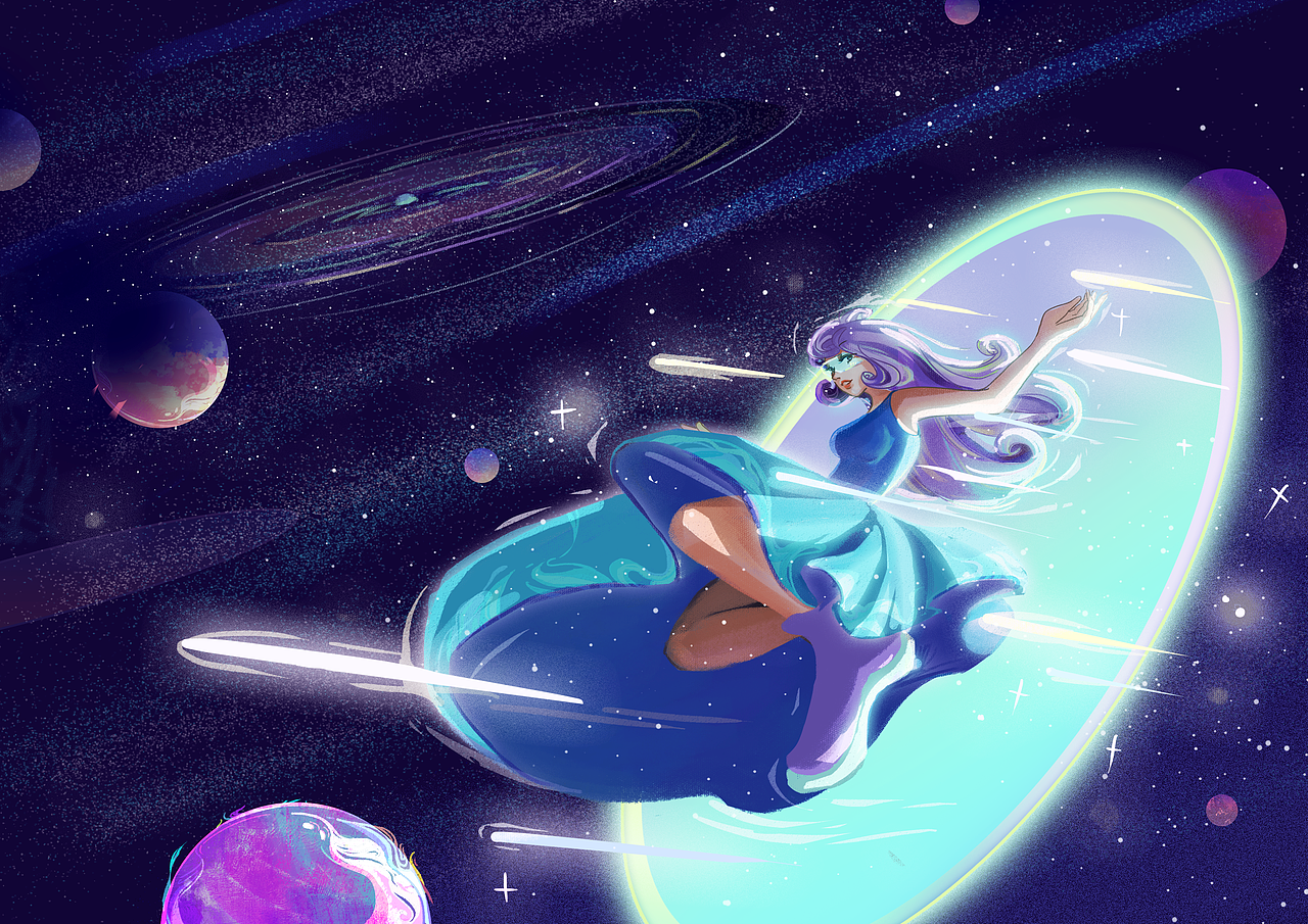 #成为插画师白毛——第一卡【原宇宙少女瑞】（图ZMzAxNTY5NzAw） - 创作习作 - 站酷设计师白鼻猫原创素材 - 站酷ZCOOL