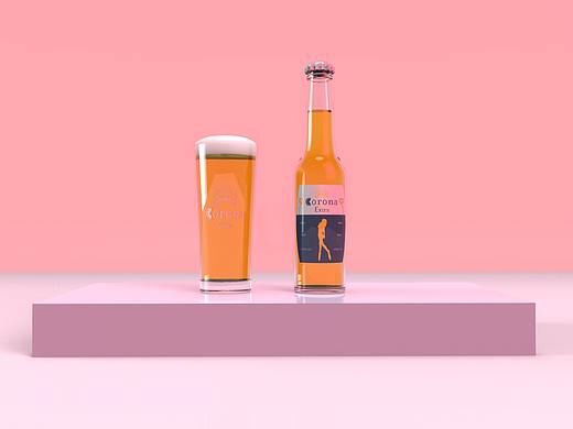 科罗娜啤酒包装设计