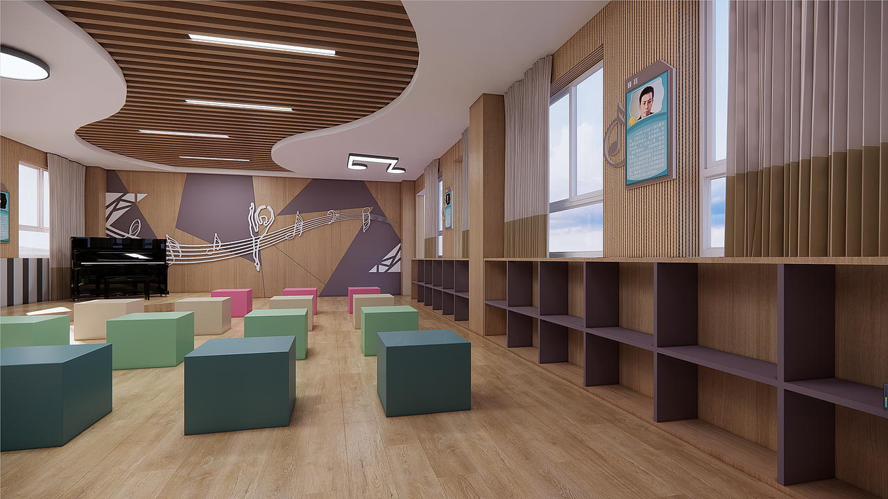 某学校音乐教室（图ZMjcwNDc5NDg0） - 其他空间 - 站酷设计师Mrd邓原创素材 - 站酷ZCOOL
