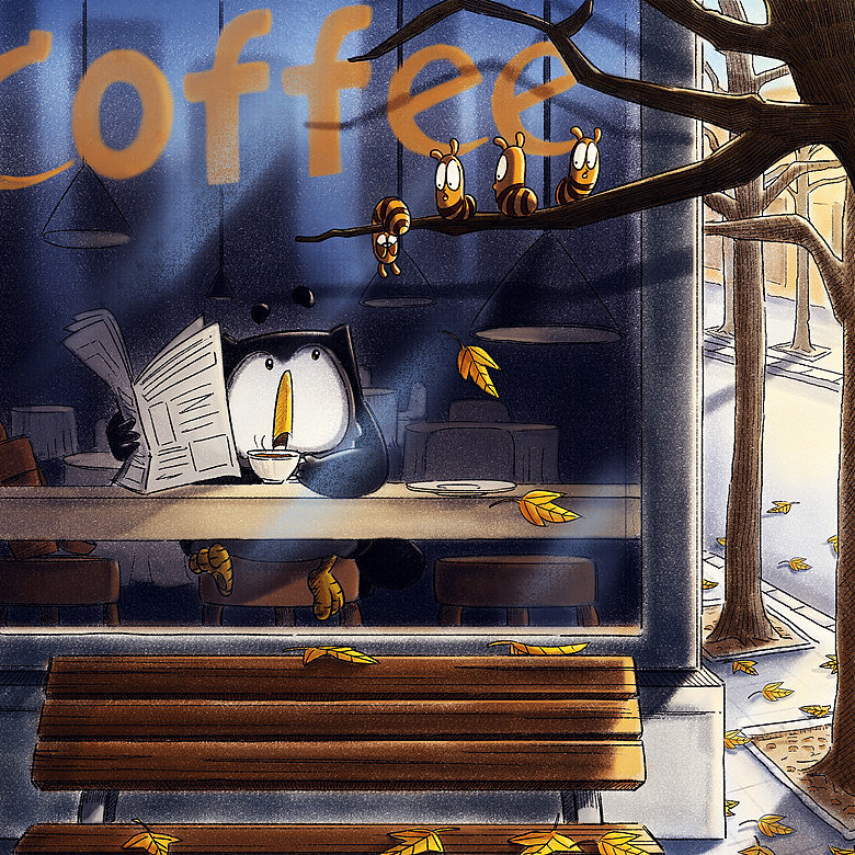 《佐拉，漫生活！》——嘿，朋友！（图ZMTMwMjA4ODA=） - 绘本 - 站酷设计师佐拉Zola原创素材 - 站酷ZCOOL