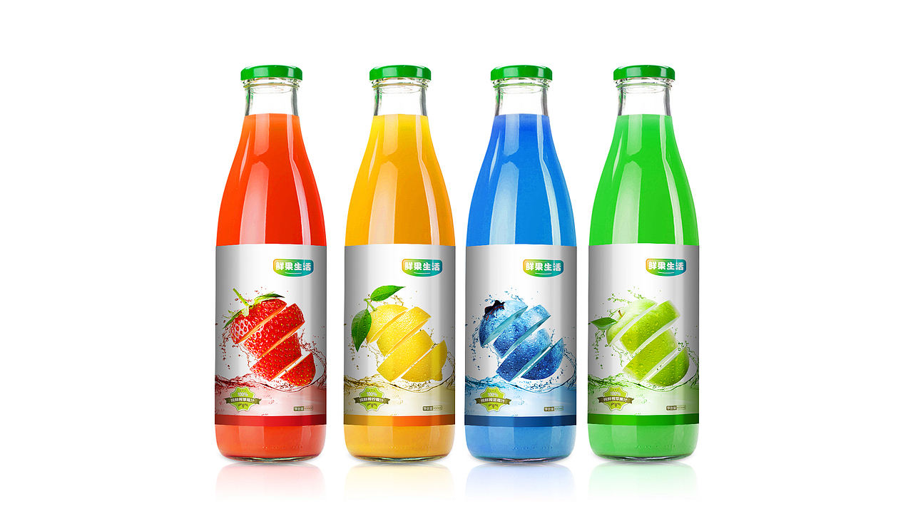 果汁包裝瓶貼（圖ZMTM4MzA5NzQw） - 包裝 - 站酷設(shè)計(jì)師阿敏zxm原創(chuàng)素材 - 站酷ZCOOL