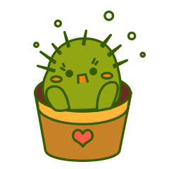 微信表情-仙人掌的日常|动漫|网络表情|萌大ww_原创作品-站酷(zcool)
