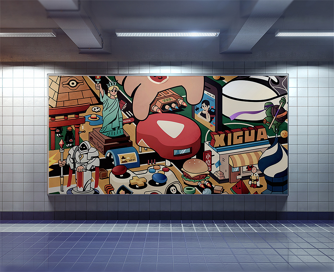 西瓜小镇 / XIGUA TOWN（图ZMTM0Njk3NTUy） - 图案 - 站酷设计师冬言原创素材 - 站酷ZCOOL