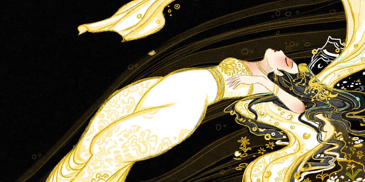 长恨歌（图ZMTI4MDc0NTQ4） - 绘本 - 站酷设计师盛明圆原创素材 - 站酷ZCOOL