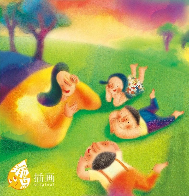 儿时常听妈妈讲故事,怀念那段温馨美好的时光。