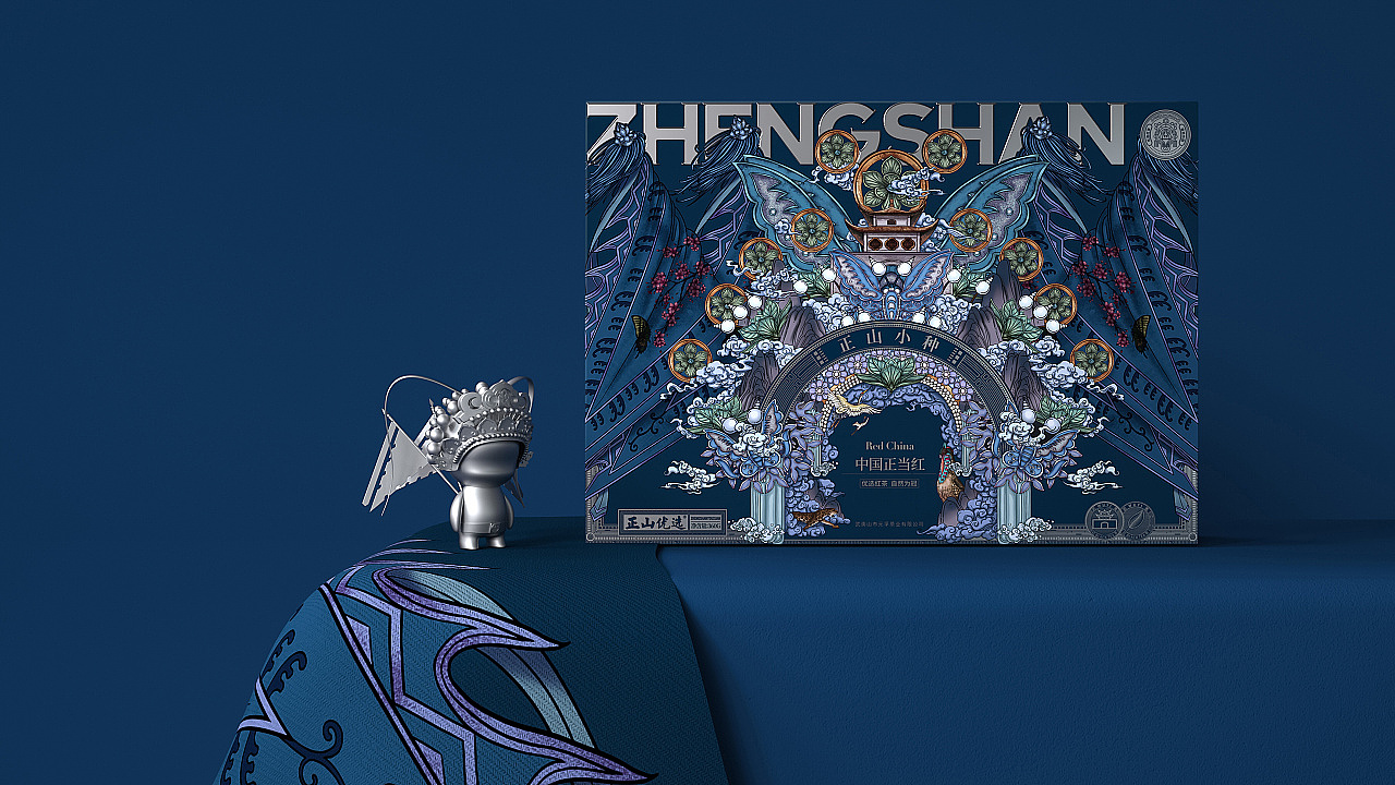 正山优选 X 古戈&秃然猫君 | 好戏登场，中国[正]当红（图ZMjE0MDc1MjU2） - 商业插画 - 站酷设计师秃然猫君原创素材 - 站酷ZCOOL