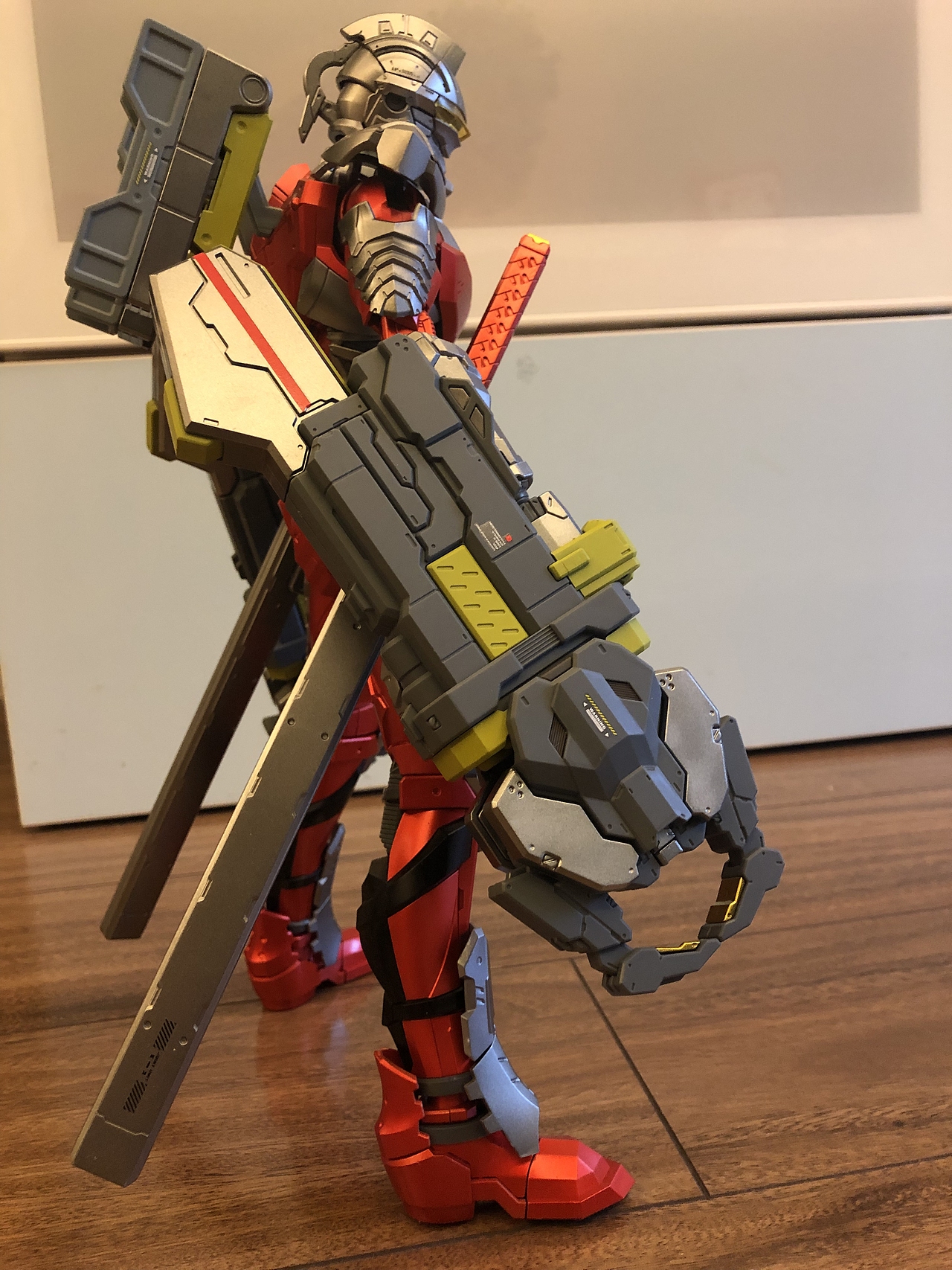 钢铁奥特曼——赛文 模型涂装（图ZMTY5MTAwMjk2） - 手办/模玩 - 站酷设计师德森派乐酋长大陆原创素材 - 站酷ZCOOL