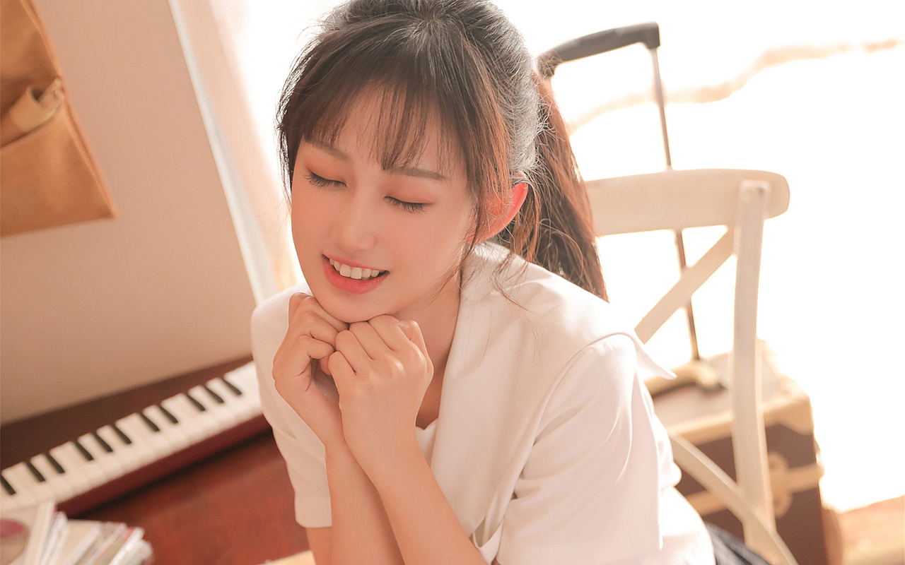 分享一组JK甜美美女