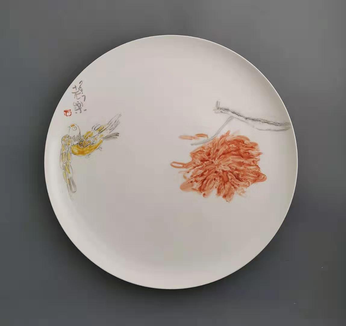 付满乐(老乐)画瓷