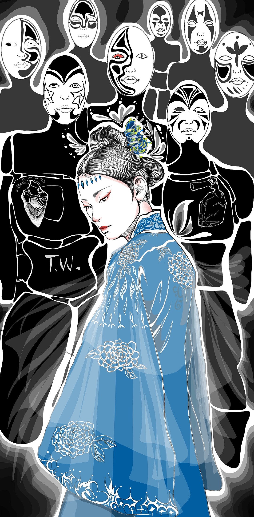 以色彩命名的蓝黑