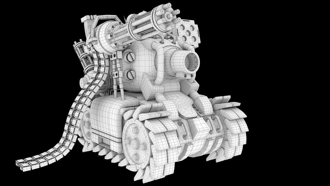 【c4d】合金弹头坦克建模练习