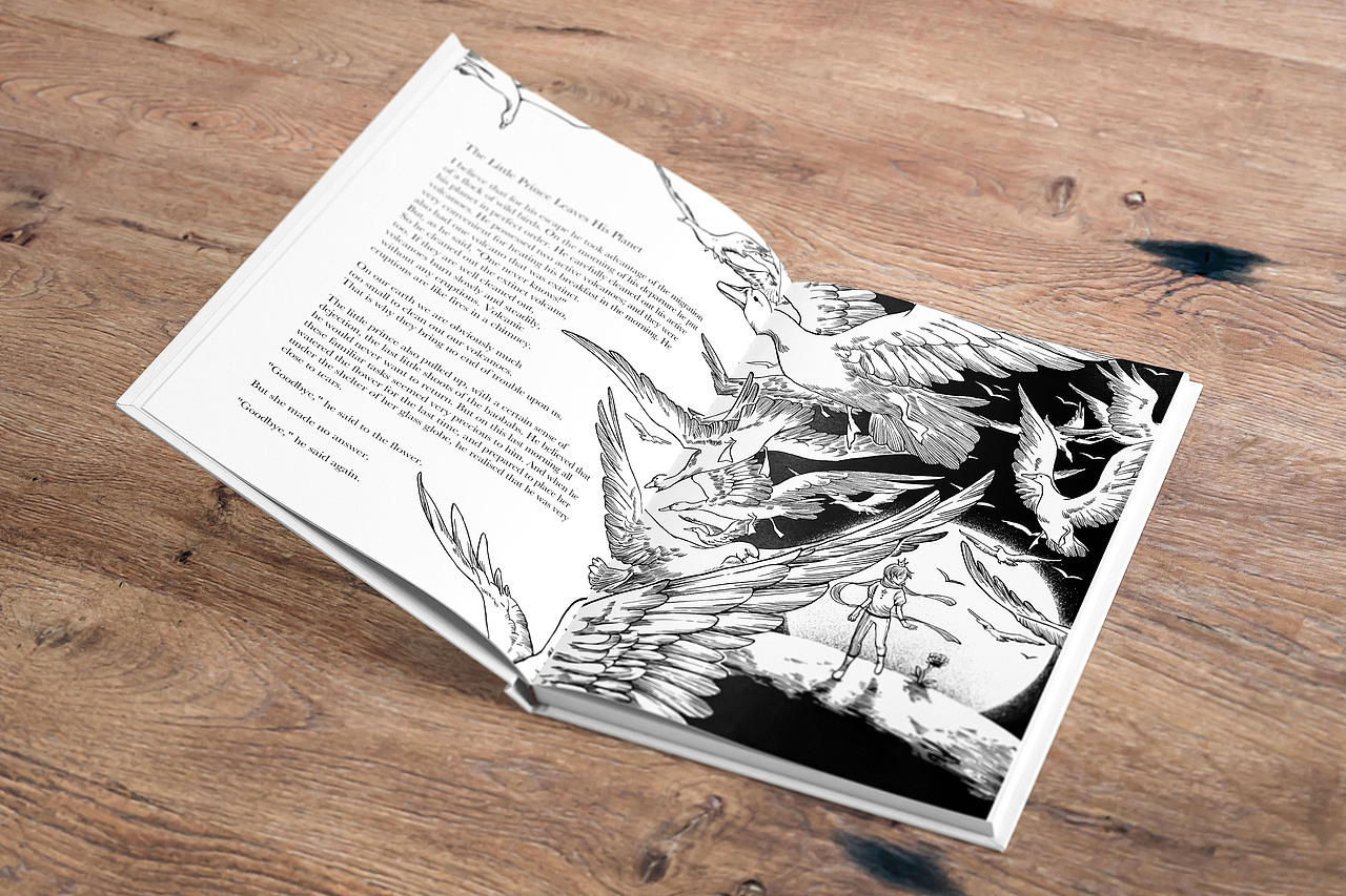 小王子 绘本 动态插画（图ZMTkxMzYyNjEy） - 绘本 - 站酷设计师王戴家的耗子原创素材 - 站酷ZCOOL