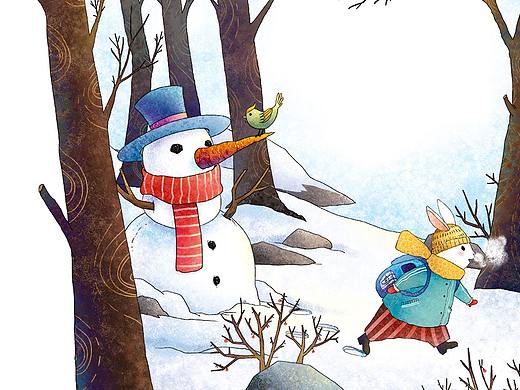 兔子的胡蘿卜（個(gè)人主頁-ZNDczNDQyNDA=） - 兒童插畫 - 站酷設(shè)計(jì)師小燕仙原創(chuàng)素材 - 站酷ZCOOL