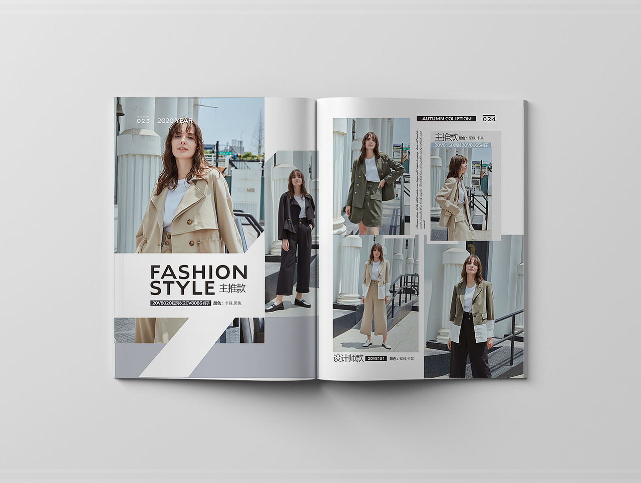 女装画册 时尚画册 简洁大气 美丽文章 品牌画册 服装（图ZMjg4MDI4MTQw） - 书籍/画册 - 站酷设计师品异品牌设计原创素材 - 站酷ZCOOL