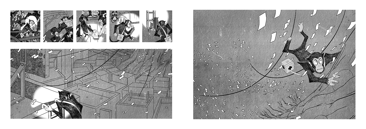 《白色标签》（图ZMTY0MzIzNjUy） - 绘本 - 站酷设计师墨印LO原创素材 - 站酷ZCOOL