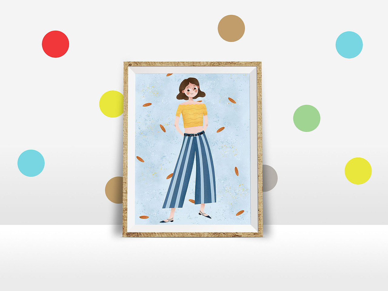 女孩（图ZMTg2NzM5MzA4） - 商业插画 - 站酷设计师插画师笑笑原创素材 - 站酷ZCOOL