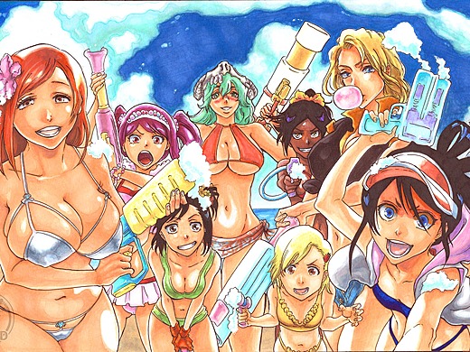 死神/bleach泳装人物