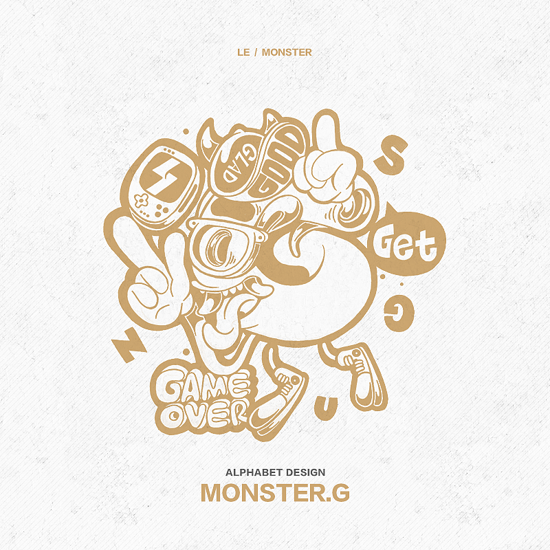 字母小怪物（上）（图ZMTIyNjE3MDU2） - 创作习作 - 站酷设计师LOKLIAO丶樂原创素材 - 站酷ZCOOL