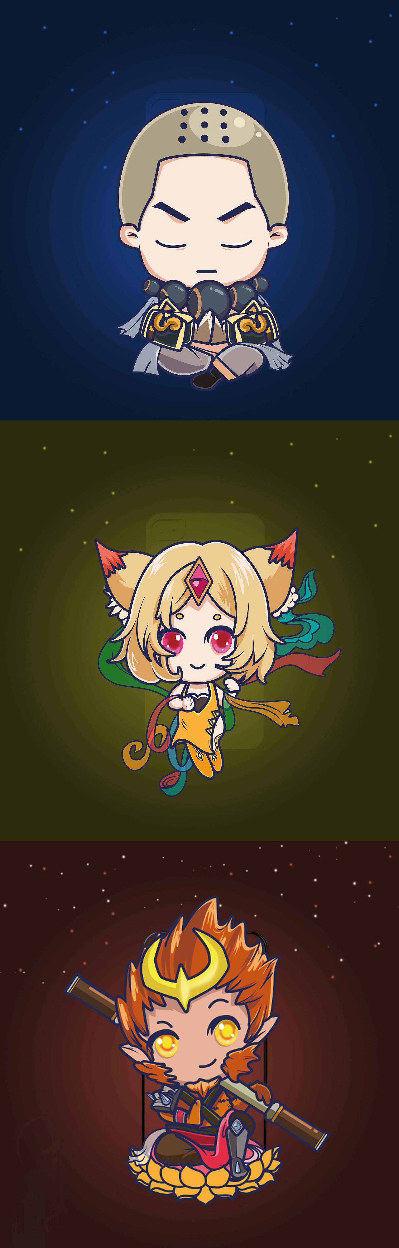 王者荣耀&敦煌风图案设计