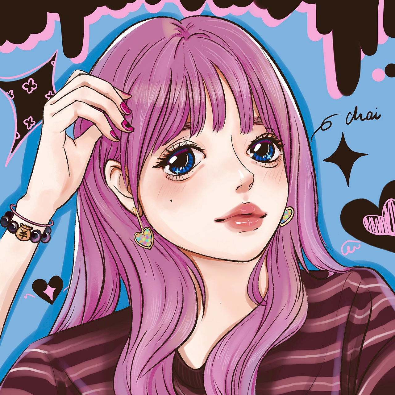 头像创作（图ZMzI0MjM0NTU2） - 创作习作 - 站酷设计师大帅柴原创素材 - 站酷ZCOOL