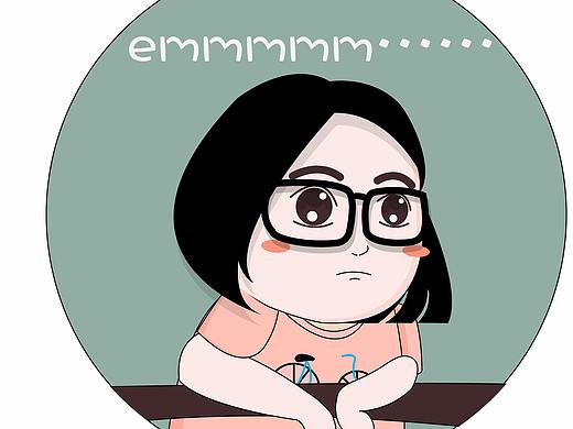 头像自画像（个人主页-ZMjUyMTEzNDA=） - 创作习作 - 站酷设计师凉风吹叶原创素材 - 站酷ZCOOL