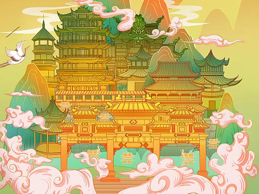 城市海报—肇庆鼎湖山