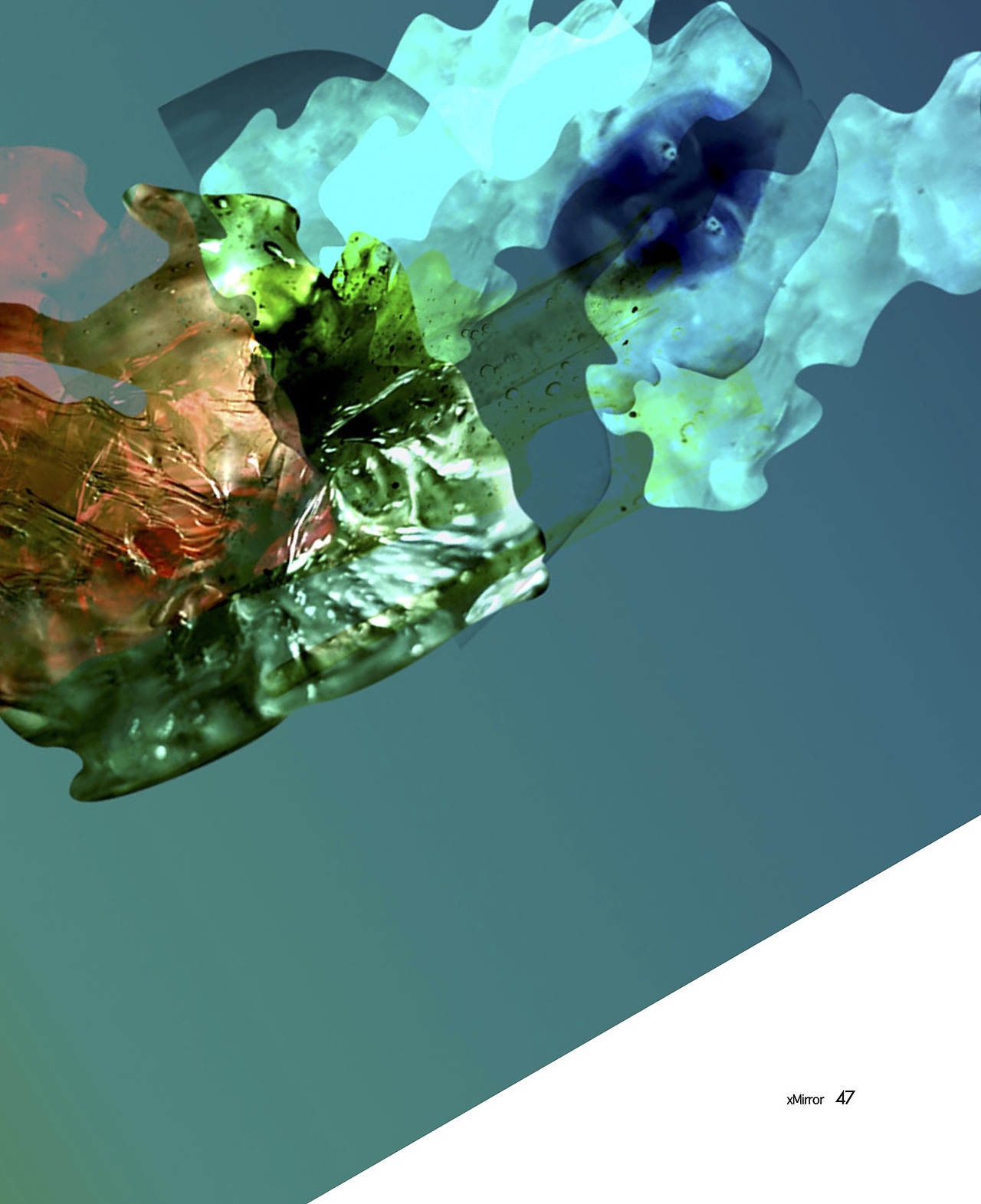 (平面设计）学生杂志 X mirror 03