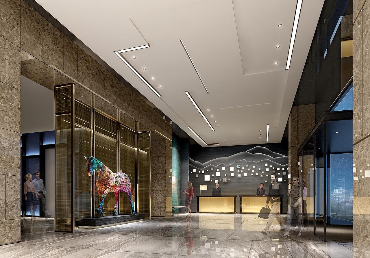 洛阳华美达安可酒店设计