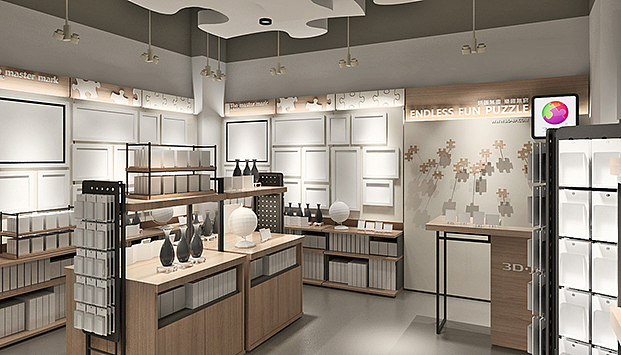 3D - JP 摆脱低端“玩具”形象,回归拼图艺术的体验空间(图ZNDA1OTYxMjA=) - 展陈设计 - 站酷设计师Arsen_Zeshion原创素材 - 站酷ZCOOL