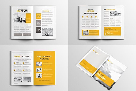 现代化商务风格画册模板（图ZOTM3MTYxNjA=） - 书籍/画册 - 站酷设计师爱晴天原创素材 - 站酷ZCOOL