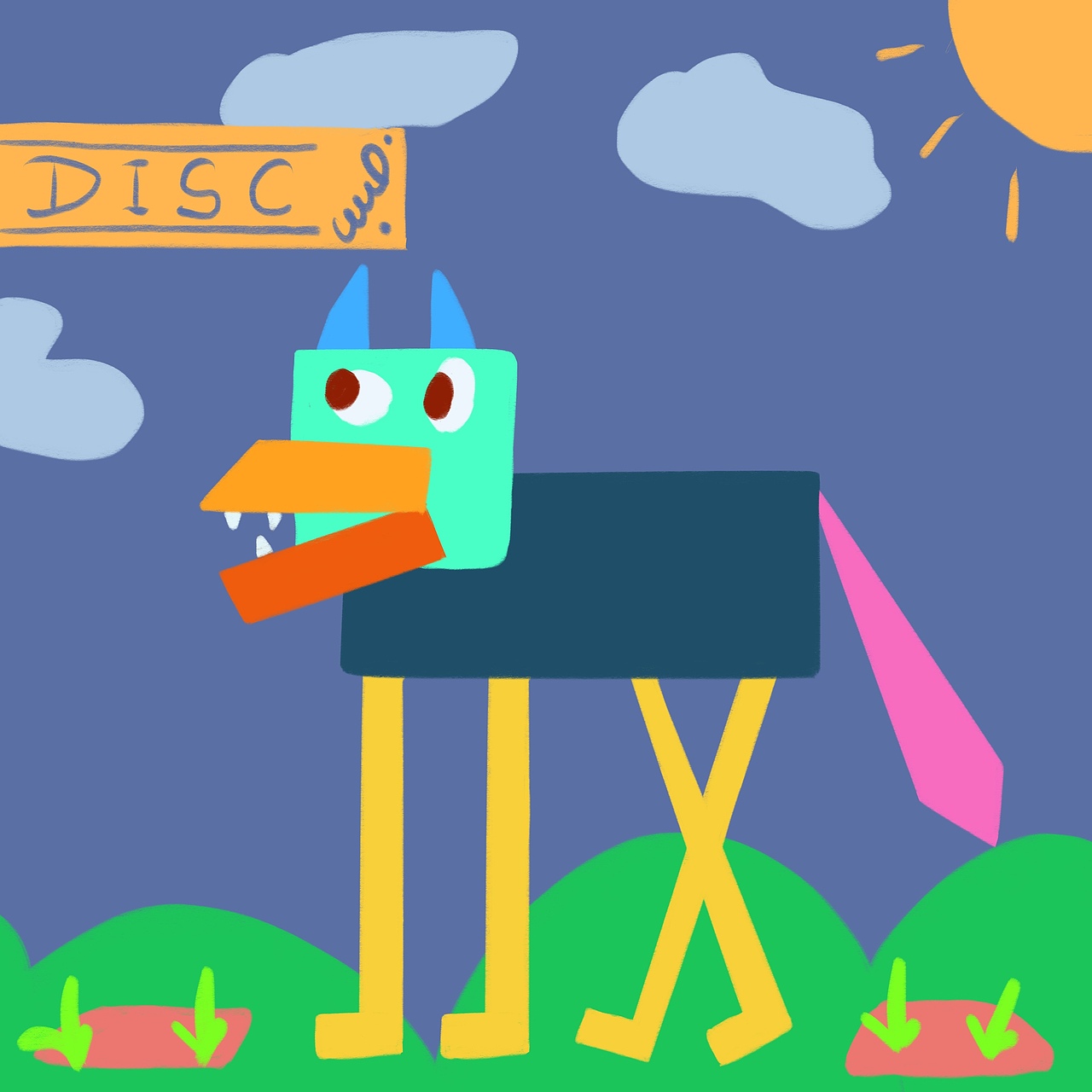 动物disc系列插画