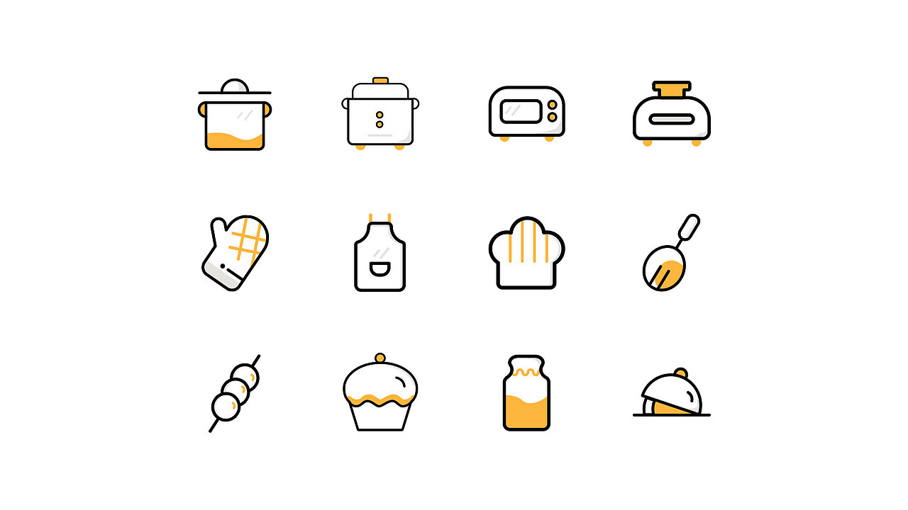 一套可爱的餐饮图标杭州/设计爱好者/4年前/214浏览动次打次动