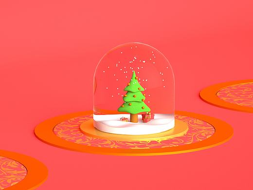 圣诞节无聊的循环动画