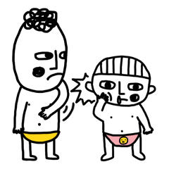 微信表情：不开心和小鼻涕（图ZNzUxNTQyODQ=） - 网络表情 - 站酷设计师是趴趴薇啊原创素材 - 站酷ZCOOL