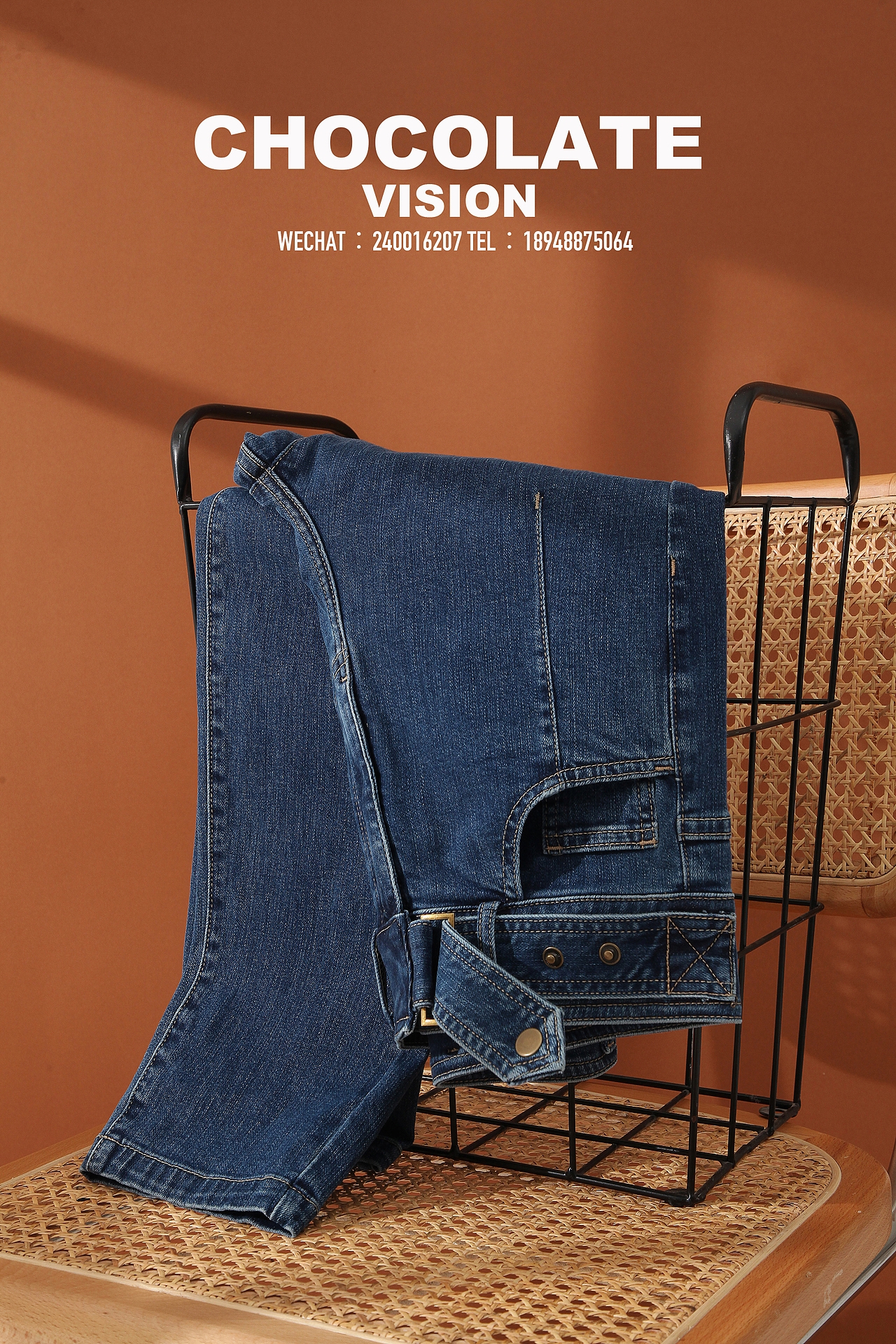 服装牛仔平铺挂拍