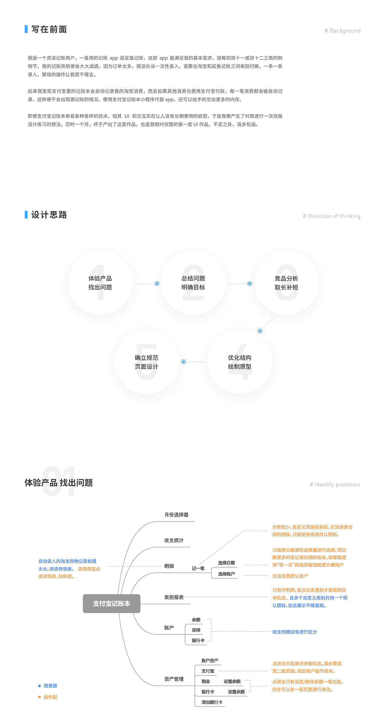 支付宝记账本重设计