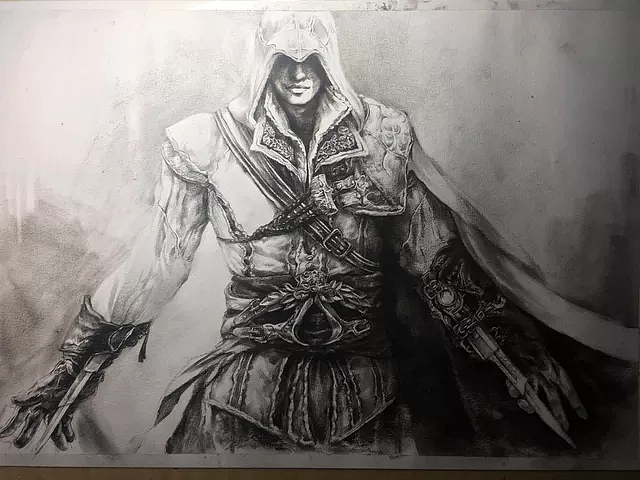 素描,刺客信条我奥叔