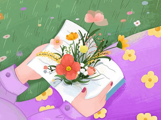 春天，一个万物复苏的季节~（个人主页-ZNDQwNzI1MTI=） - 儿童插画 - 站酷设计师暴走土豆原创素材 - 站酷ZCOOL