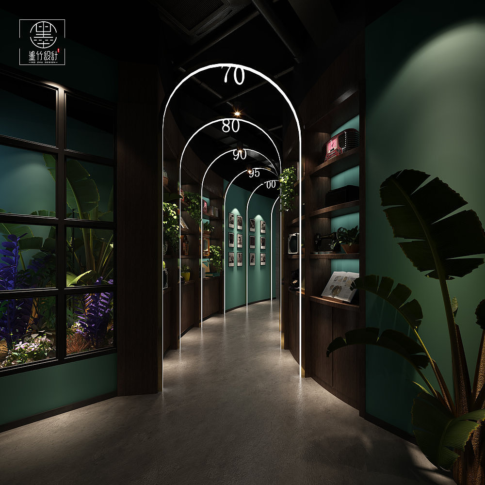 西安餐厅装修公司——梧桐影花园餐厅（图ZMTU2OTU4ODUy） - 家装设计 - 站酷设计师西安餐厅装修公司原创素材 - 站酷ZCOOL