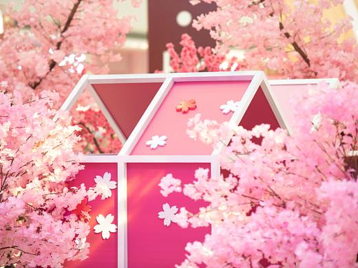 唐山吾悦广场春季桃花展