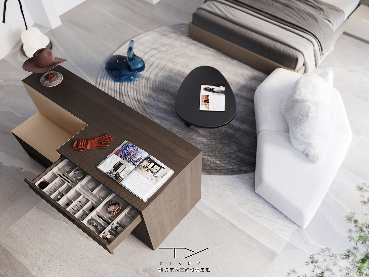 高级灰系列效果图呈现